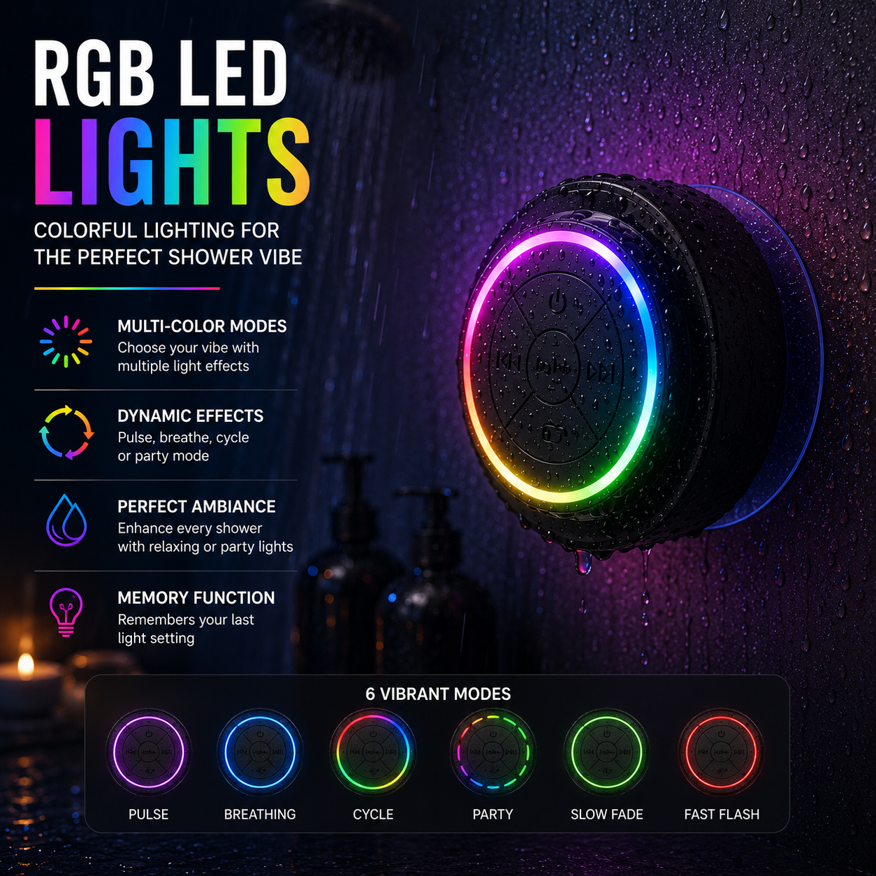 Bluetooth Shower Speaker