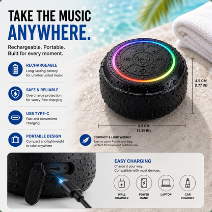 Bluetooth Shower Speaker